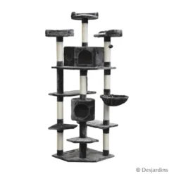 Arbre à chat gris foncé 185cm - DESJARDINS