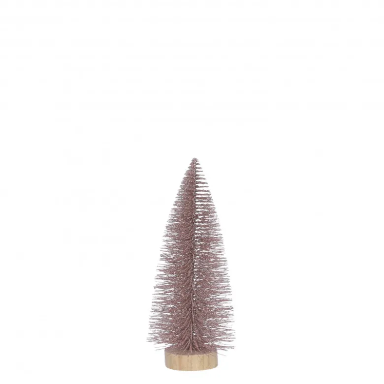 Arbre glitter ø8-H25 rose - EDELMAN