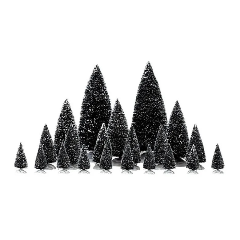 ASSORTED PINE TREES SET OF 21 - LEMAX