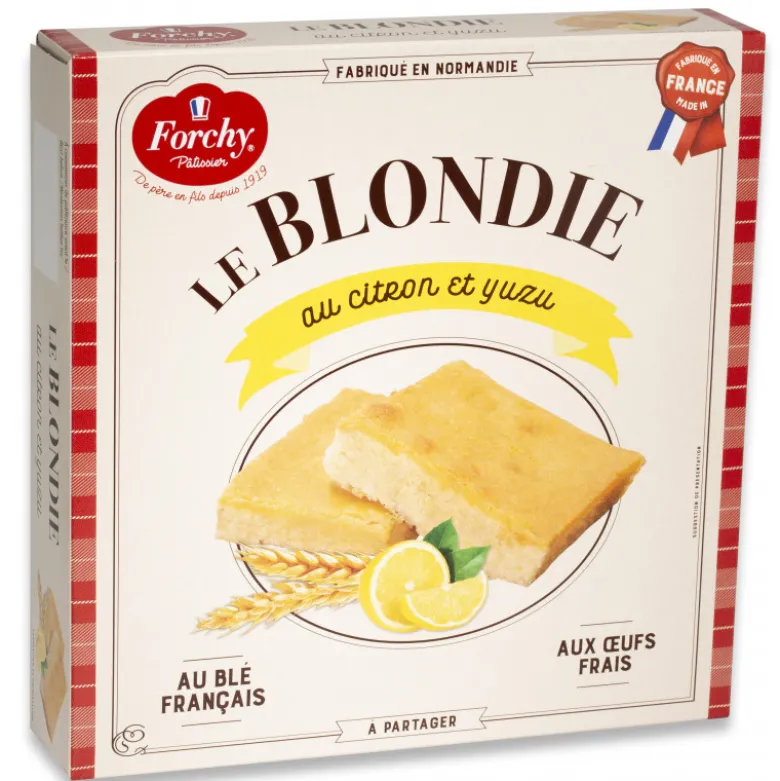 Blondie citron et yuzu 285 g - FORCHY PATISSIER