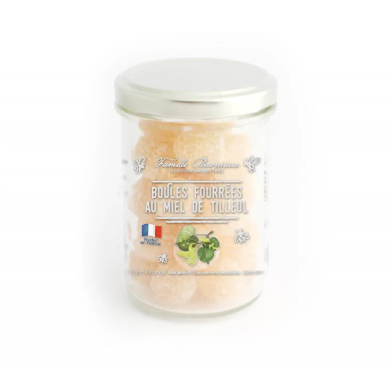 Bonbons boules fourrées miel tilleul 150g - FINABEIL