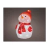 Bonhomme de neige lumineux 35cm - LUMINEO
