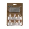 Bougie chauffe plat pack/6 ø3.8x4.6 flamme - LUMINEO