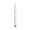 Boules tube de 10 ø6 blanc - DECORIS