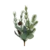 Branche déco feuilles pomme de pin 38x12x8 vert - EVERLANDS