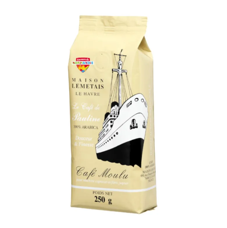 Café de Paulinemoulu 100% Arabica en 250 g - MAISON LEMETAIS TORREFACTEUR