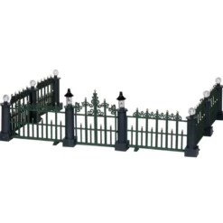CLASSIC VICTORIAN FENCE SET OF 7 - LEMAX