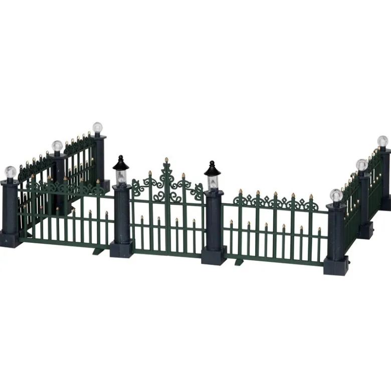 CLASSIC VICTORIAN FENCE SET OF 7 - LEMAX