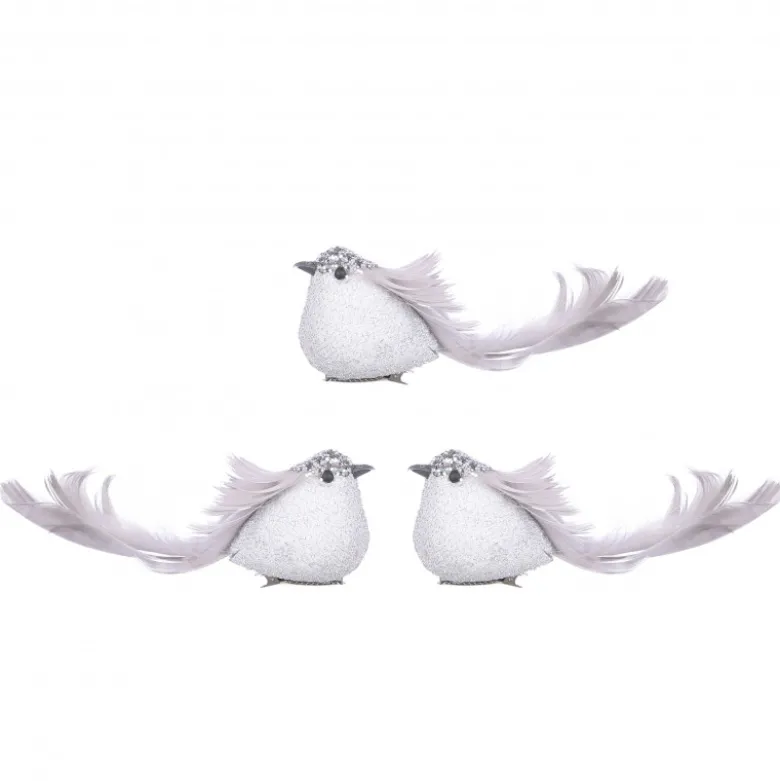 Clip oiseau 3 pièces 5x17-H5 bleu clair - EDELMAN