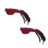 Clips oiseau 2 pièces 6.5x37-H6.5 rouge - EDELMAN