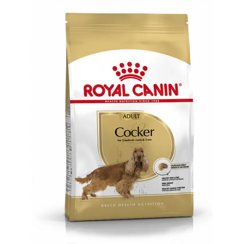 Cocker Adult breed health nutrition 3kg - ROYAL CANIN