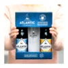 Coffret Atlantic blonde+blanche 2x33 cl+1 verre - BRASSERIE DES GABARIERS