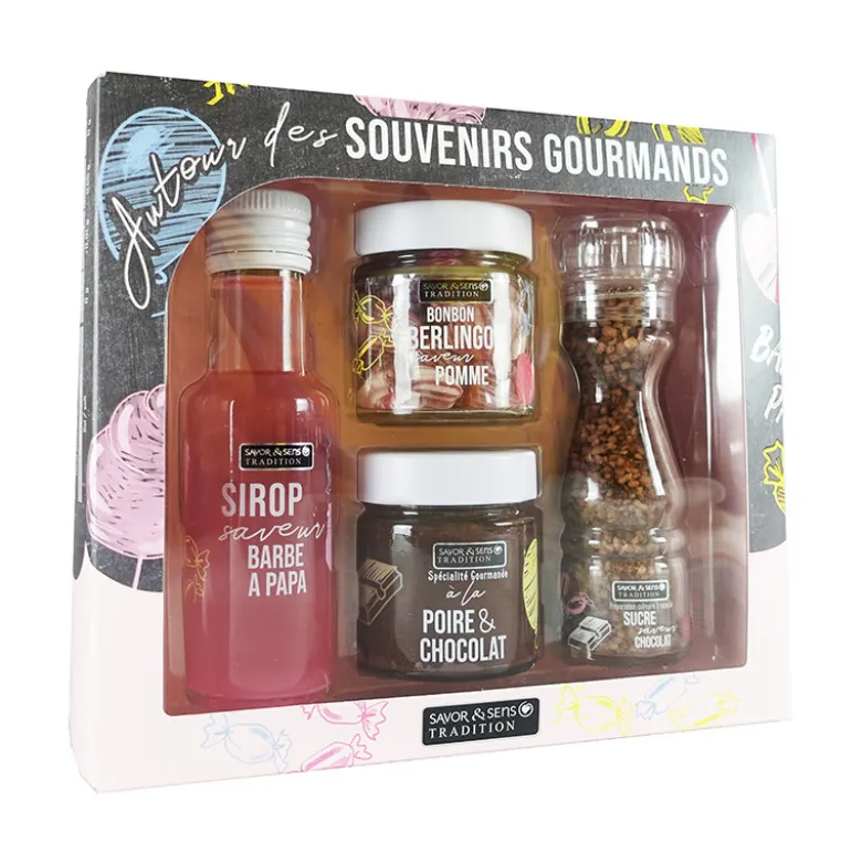 Coffret autour du souvenir gourmand 360g - SAVOR ET SENS