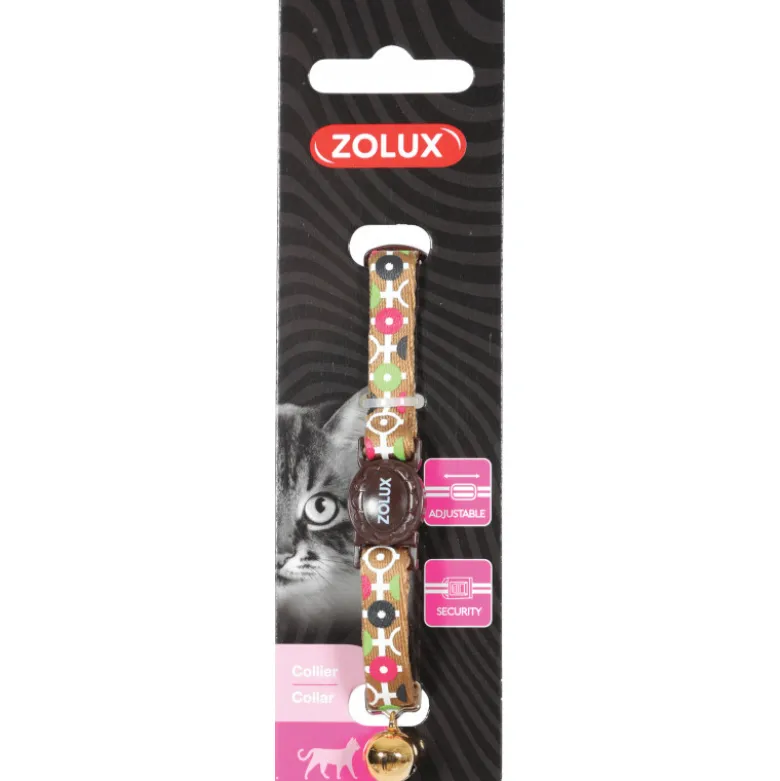 Collier nylon arrow reglable chocolat - ZOLUX
