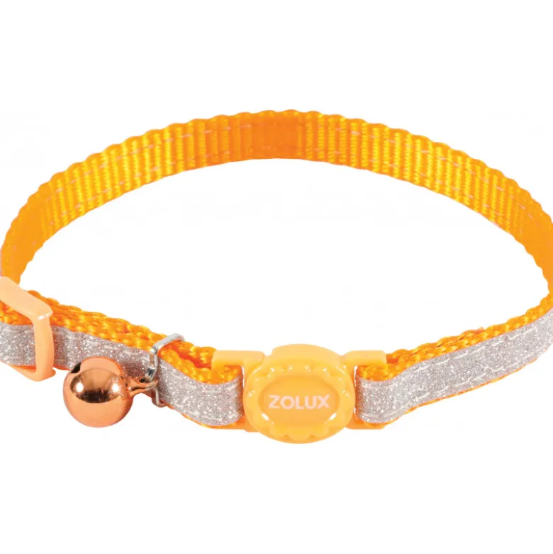 Collier nylon shiny reglable orang - ZOLUX