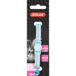 Collier nylon tempo  reglable bleu - ZOLUX