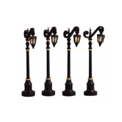 COLONIAL STREET LAMP SET OF 4 - LEMAX