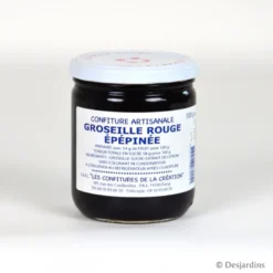 Confiture de groseille rouge épépinée - 500G