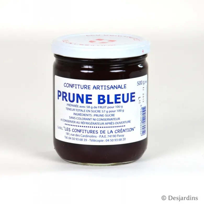 Confiture de prune bleue ( quetsche ) - 500g