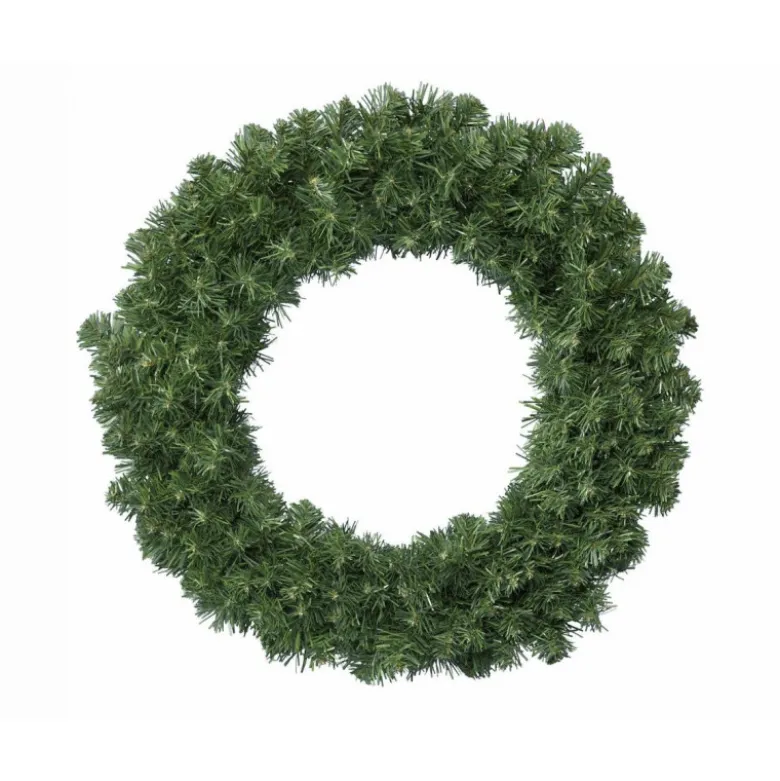 Couronne sapin artificiel ø50 vert - EVERLANDS