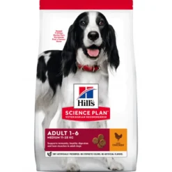 Croquettes adultes médium . Hills . 12 kg Poulet