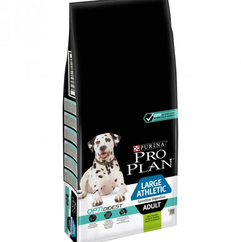 Croquettes athletic adult sensitive agneau 14kg - PURINA