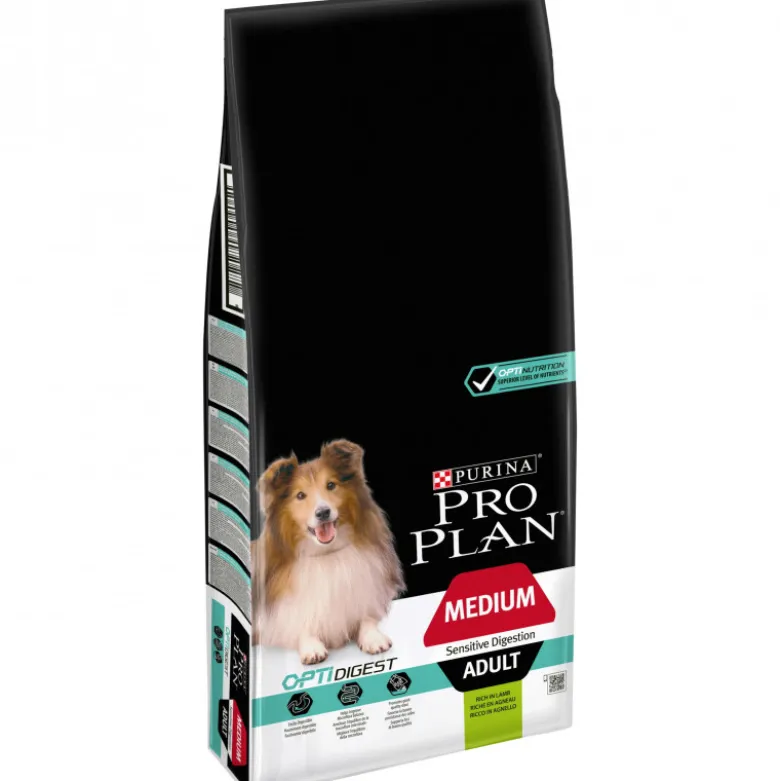 Croquettes medium adult sensitive agneau 14kg - PURINA