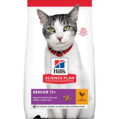 Croquettes pour chat âgé au poulet 3KG - HILL'S