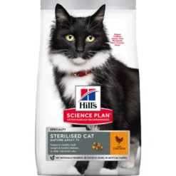 Croquettes pour chat âgé stérilisé au poulet 1.5 - HILL'S