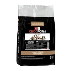 Croquettes Premium Sans Céréales chien 3kg - CROCFORM