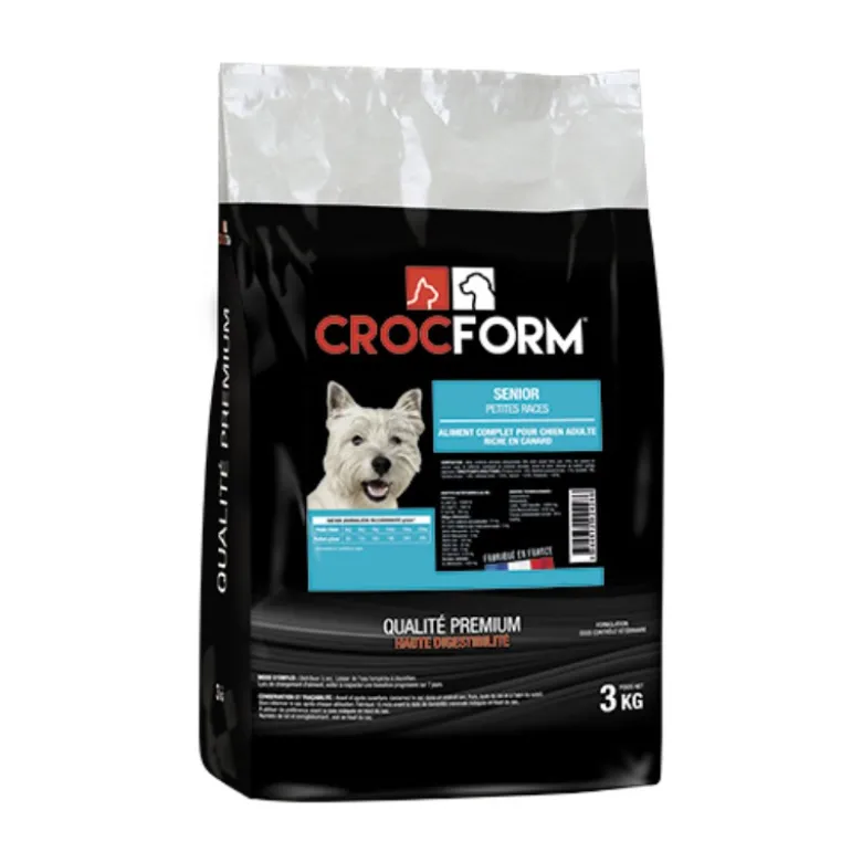 Croquettes Premium Senior Mini chien 3kg - CROCFORM