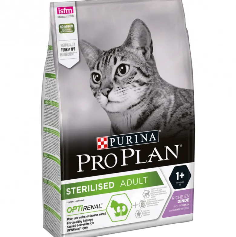 Croquettes Proplan Sterilised à la dinde - 3kg