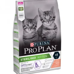 Croquettes sterilised kitten saumon 3kg - PURINA