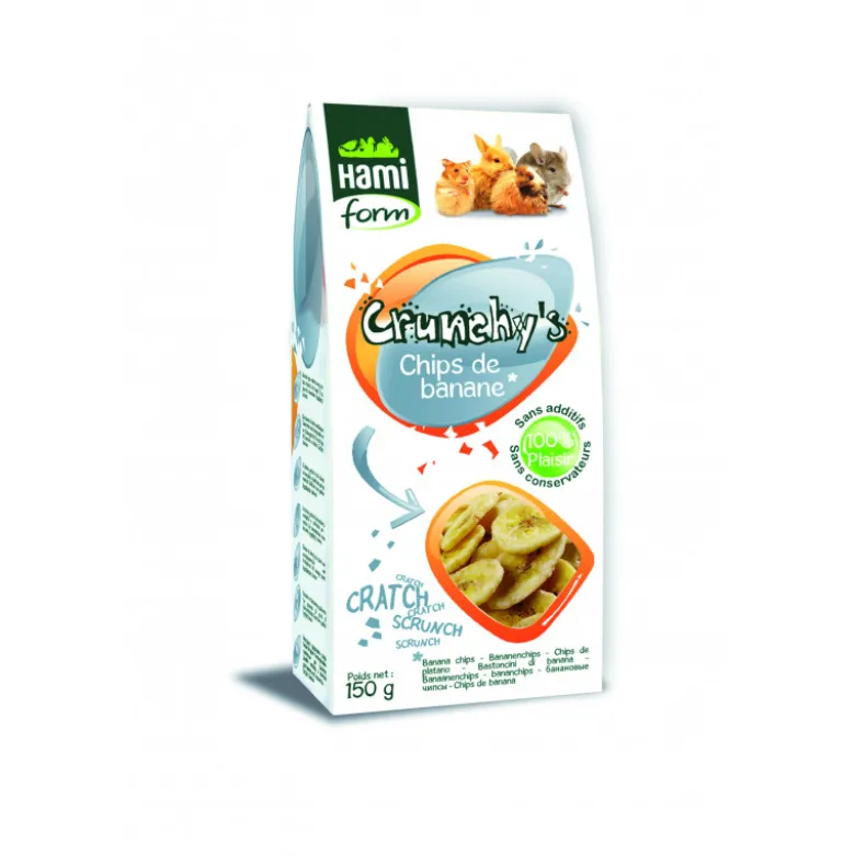 Crunchy's chips banane rongeurs 150g - HAMIFORM