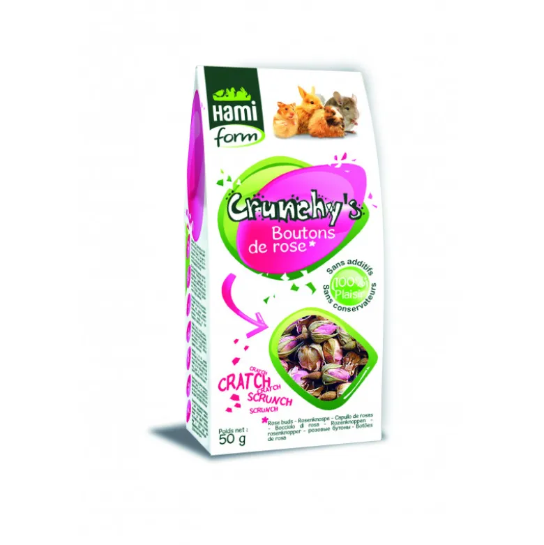 Crunchy's mélange roses rongeur 50g - HAMIFORM
