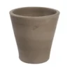 Cuvier Goicoechea "Contemporain" terre cuite teintée gris - ø45x45cm
