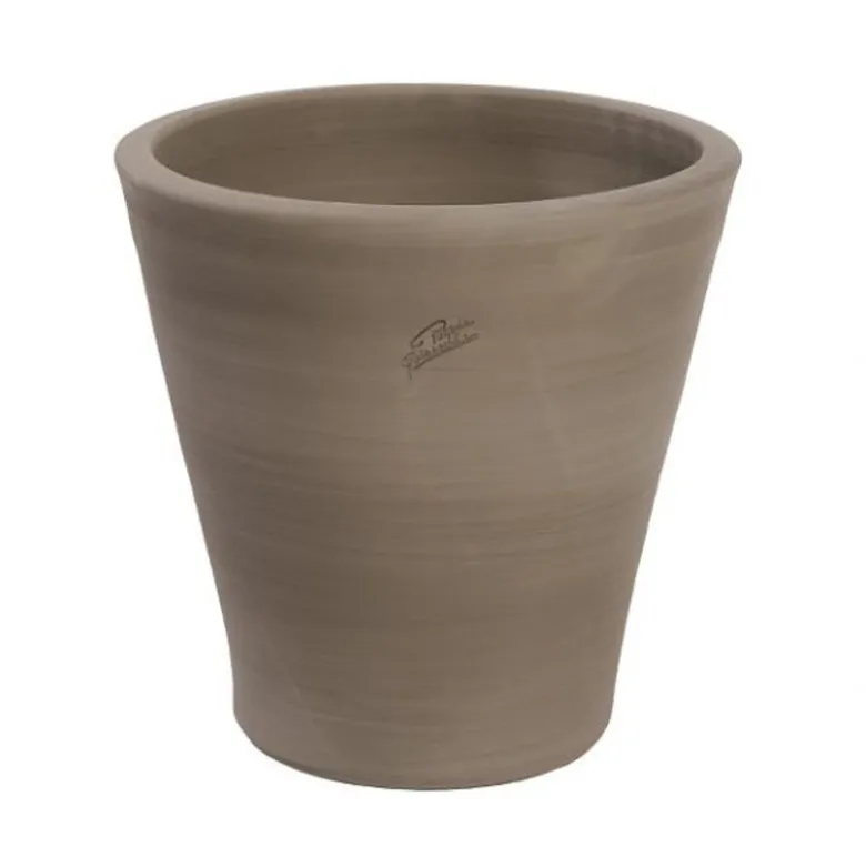 Cuvier Goicoechea "Contemporain" terre cuite teintée gris - ø45x45cm
