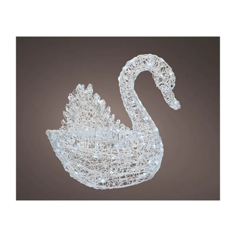 Cygne lumineux 40cm - LUMINEO
