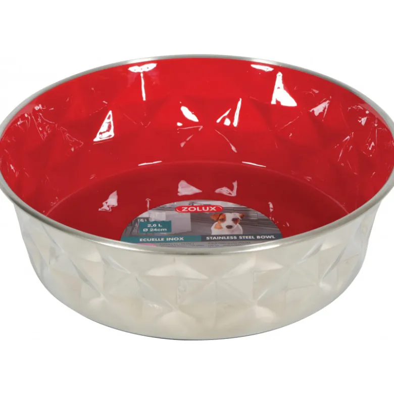 Ecuelle inox a/d diamonds 2.6l rge - ZOLUX