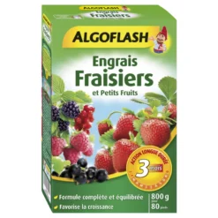 Engrais fraises&petit fruits act. prolongée 800g - ALGOFLASH