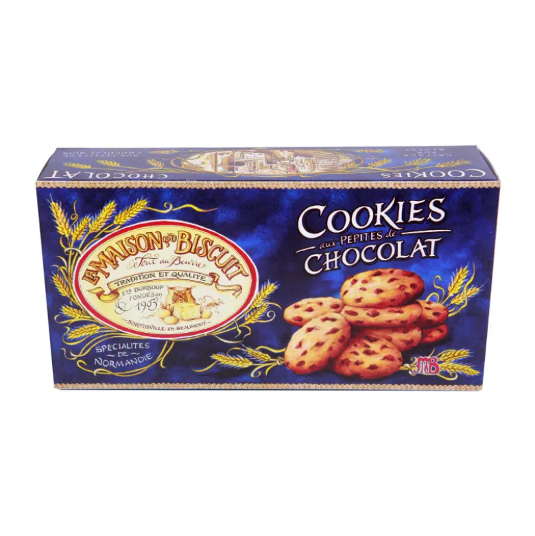 Etui de Cookies aux pépites de chocolat 200g - MAISON DU BISCUIT