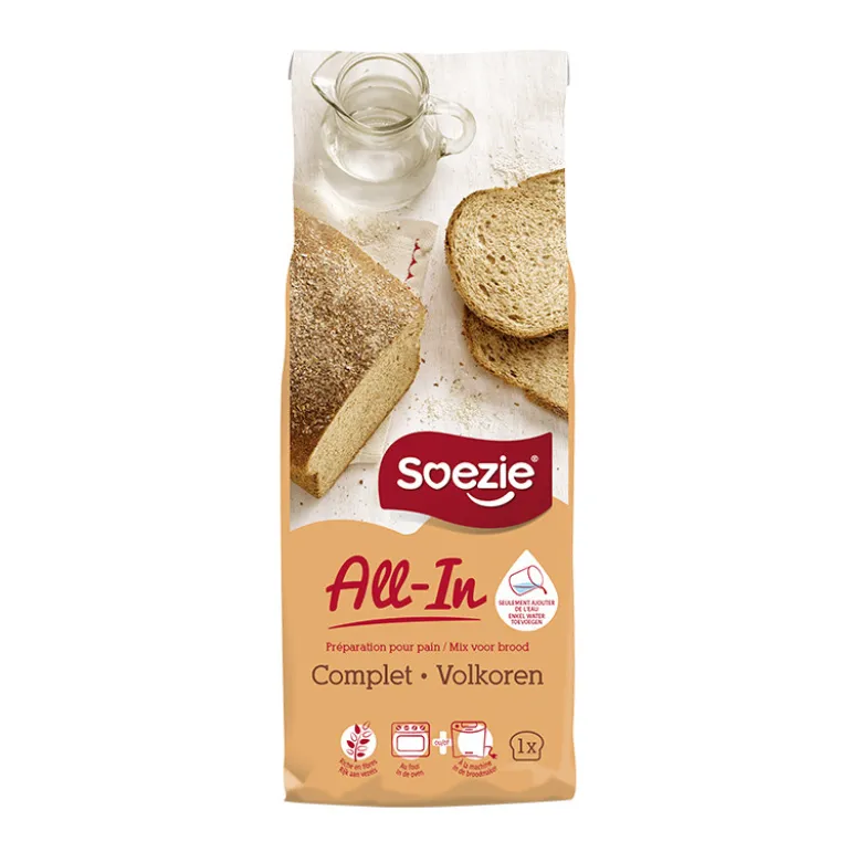 Farine All-in pour pain complet - 0.5kg