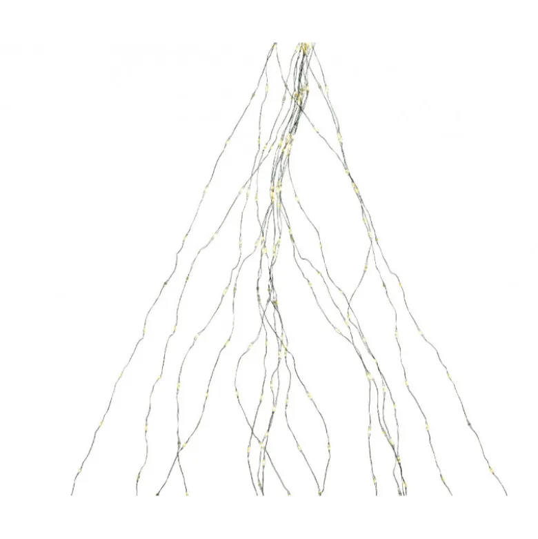 Fil microLED ramif 240cm-832l blanc chaud - LUMINEO