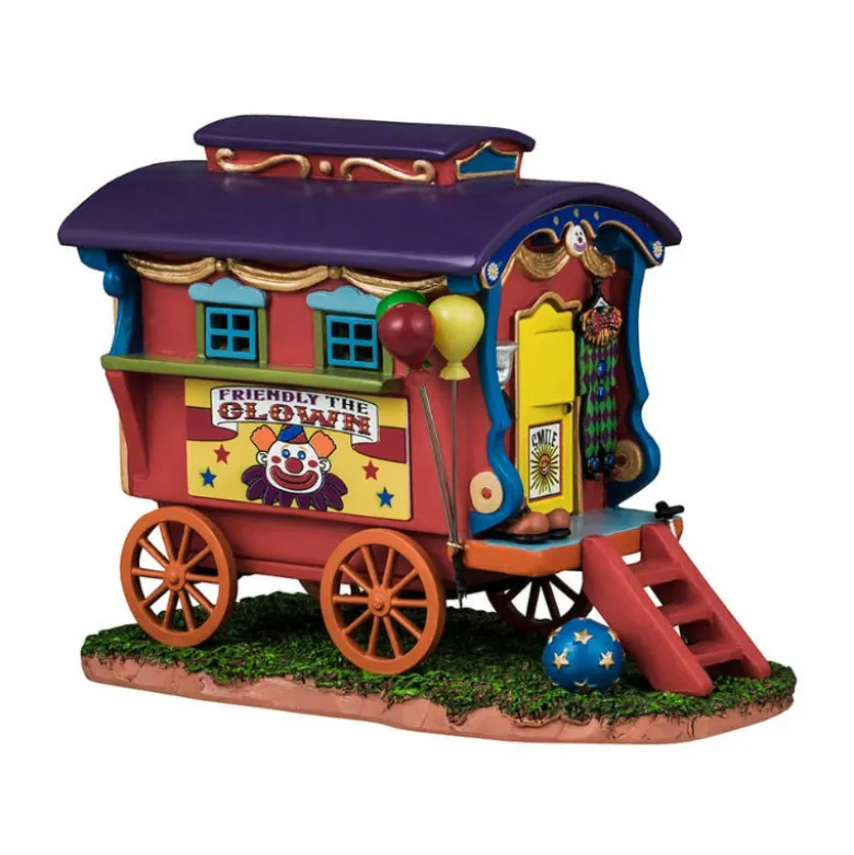 FRIENDLY THE CLOWN CARAVAN - LEMAX