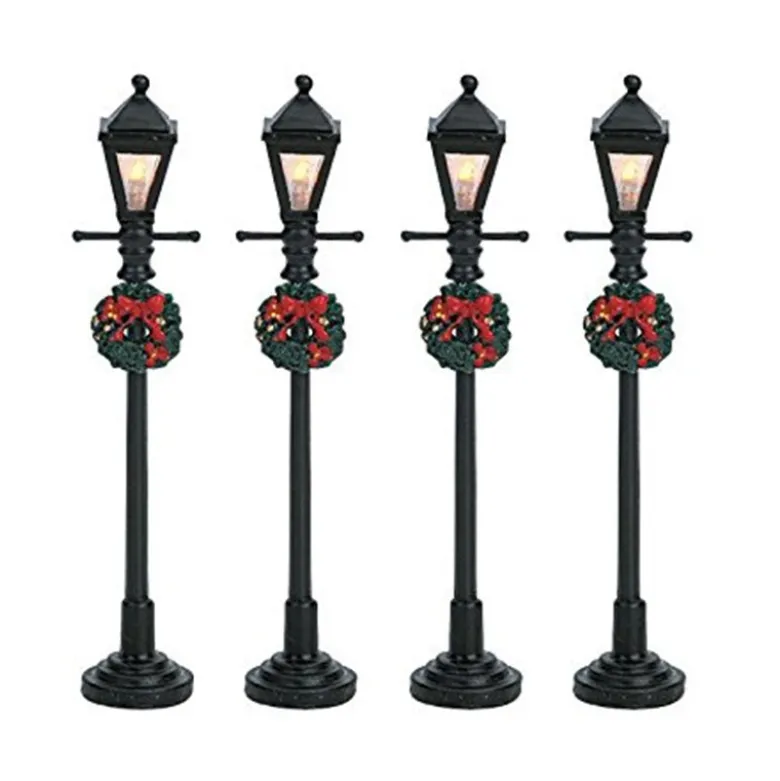 GAS LANTERN STREET LAMP SET OF 4 - LEMAX