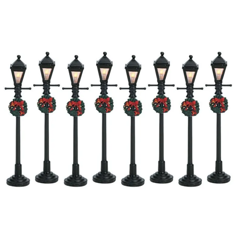 GAS LANTERN STREET LAMP SET OF 8 - LEMAX