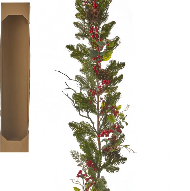Guirlande addy 15x180-H10 vert - EDELMAN