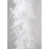 Guirlande boa plume 15x184cm blanc - DECORIS