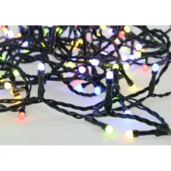 Guirlande FLICKER light LED 16m blanc pur - BLACHERE