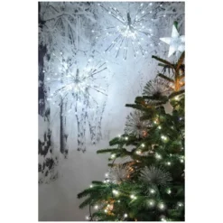 Guirlande FLICKER light 128 LED opaque blanc pur - BLACHERE